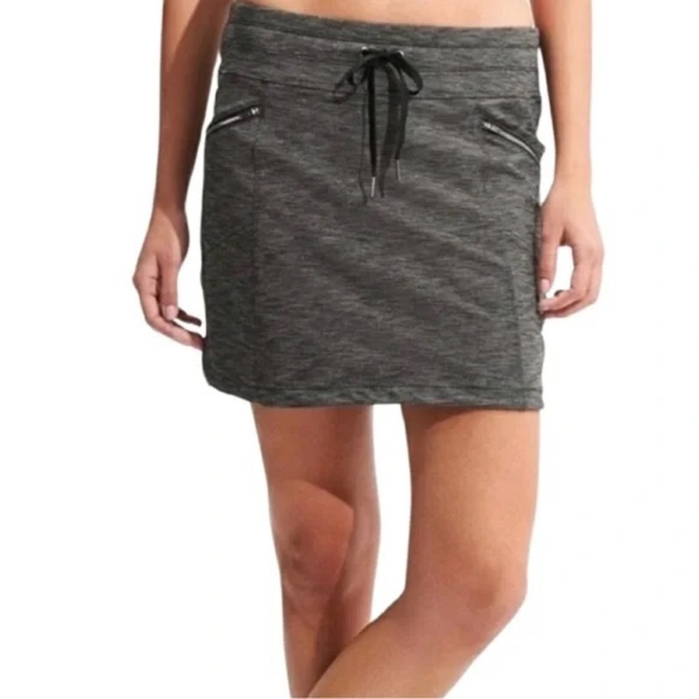 EUC Athleta Metro Skort Dark Heathered Gray Size Medium